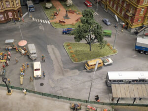 Støvtørking og veiutbedring i Solberg sentrum