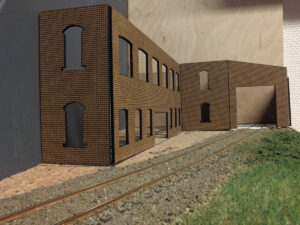 Prøveoppsett av bygningsdeler til Engebretsen Emballasje