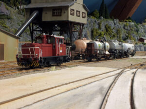 Skifting på havna med Skd224