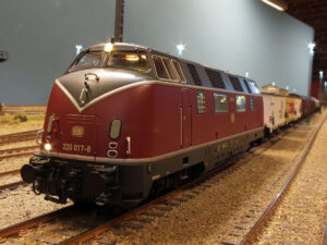 Tysk BR220 på Solberg Skifte