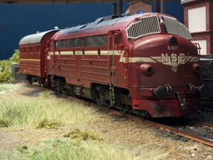 Di3 med finke på dieselpåfyllingssporet