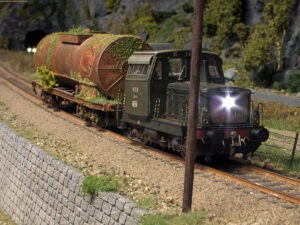 Forsiktig transport av en "sliten" tankvogn