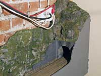 Nylaget fjell over tunnelåpningen